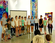 Kunerth fördert Kunst-Olympiade - wie ein großer Künstler "kleine" Künstler fördert